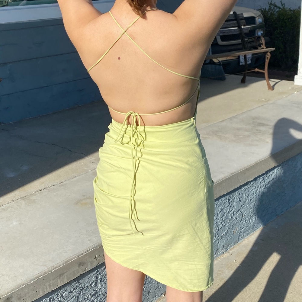 Key Lime Mini Dress - Picture 3 of 4